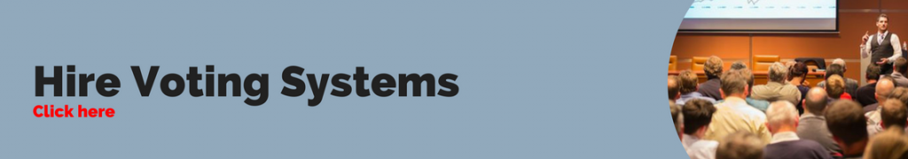 Hire Voting Systems Banner